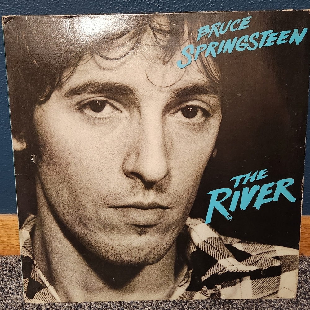 Vintage 1980 Vinyl Double Record Album by Bruce Springsteen titled THE RIVER